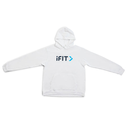iFIT White Pullover Hoody