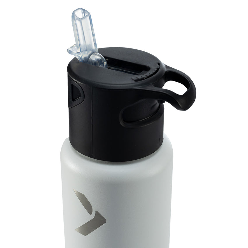 Hydration+ Infusion Insulated White Water Bottle 18 ounce